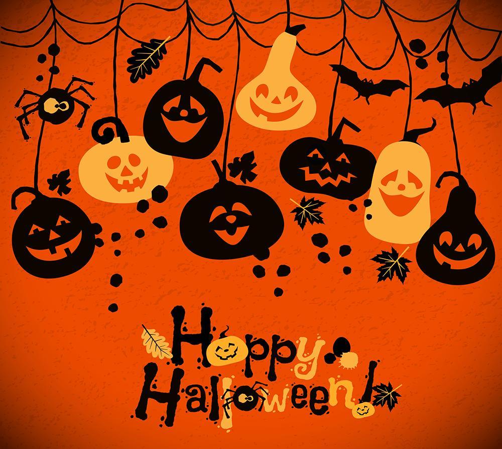 Sfondo Di Halloween Sfondo Del Festival Lanterne Di Zucca Sfondo Di Halloween Felice DBD-H19014