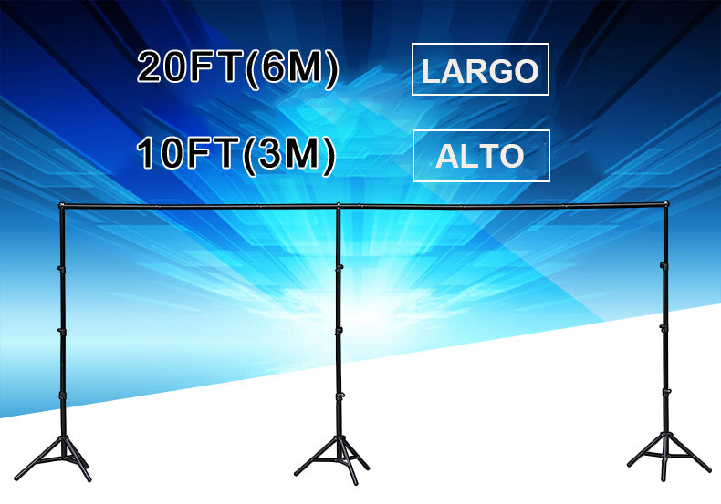 Fondali 20X10Ft Supporti Per Fondali Regolabili Sistema Di Supporto Per Oggetti Di Scena PR7