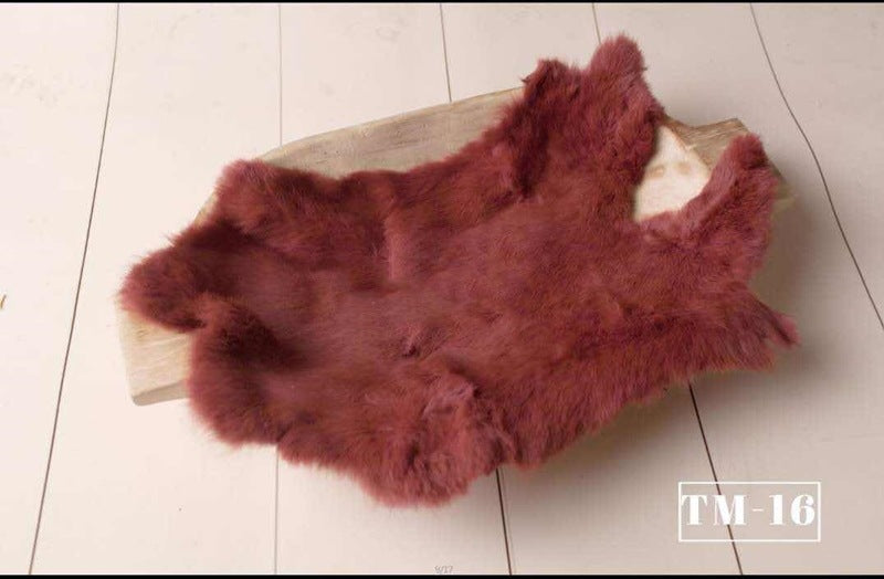 Coperta In Pelliccia Sintetica Per Fotografia Neonatale TM