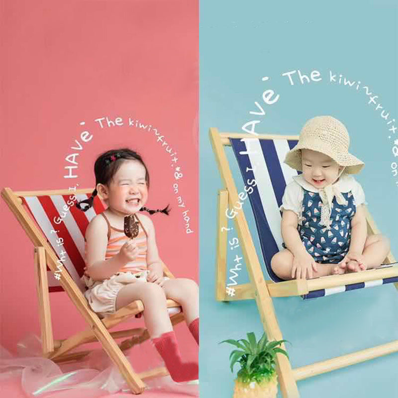 Dbackdrop Sedia Da Spiaggia In Legno Regolabile Puntelli Per Fotografia Neonatale SYPJ10