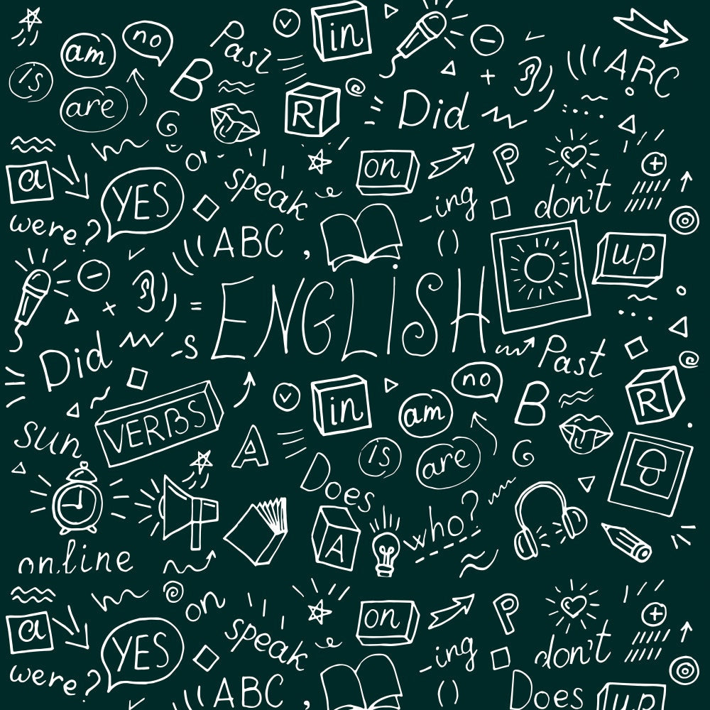 Sfondo Fotografico Per Il Ritorno A Scuola Della Lezione Di Inglese BRP7-14
