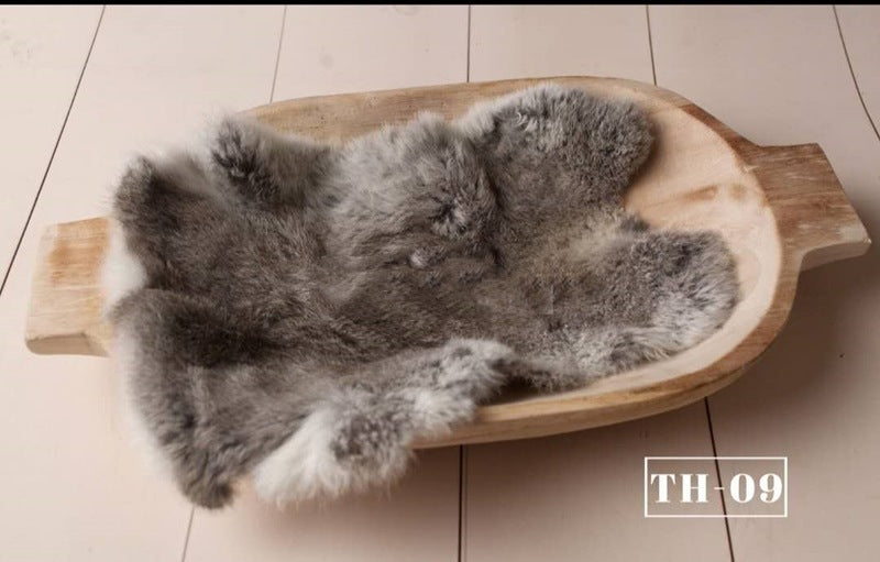 Coperta In Pelliccia Sintetica Per Fotografia Neonatale TM