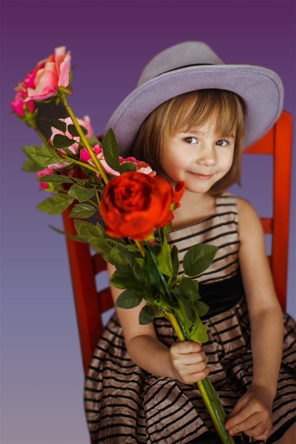 Fondali Fotografici Per Ritratti Ombre Viola Blu Rosa Sfondo BRP-11-613