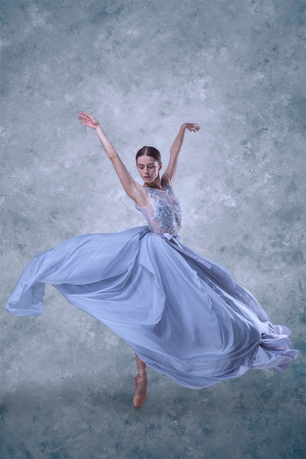 Sfondo Ritratto Blu Sfondo Muro Blu Ghiacciato BRP-11-624