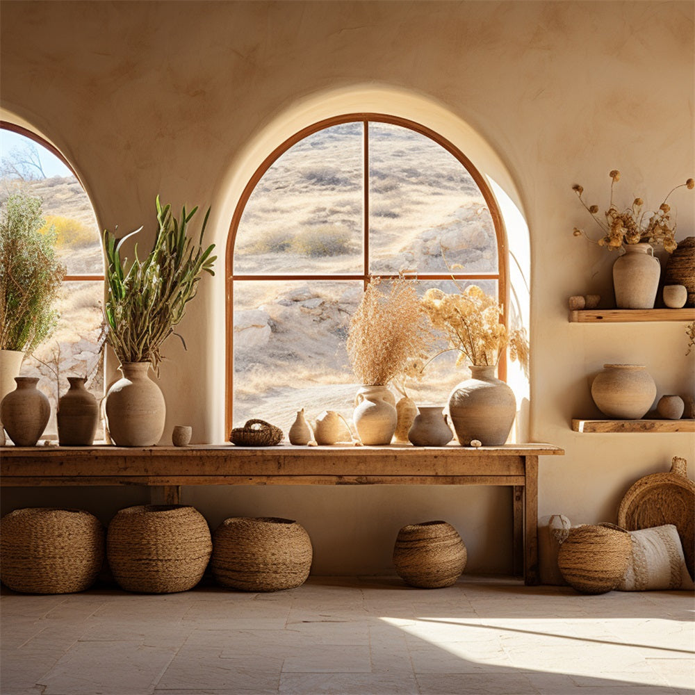 Sfondo Per Esposizione In Ceramica Boho Earth Tones BRP10-124