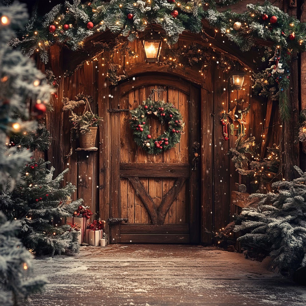 Sfondo Natalizio Invernale Decorazioni Per Porte Sfondo BRP10-160