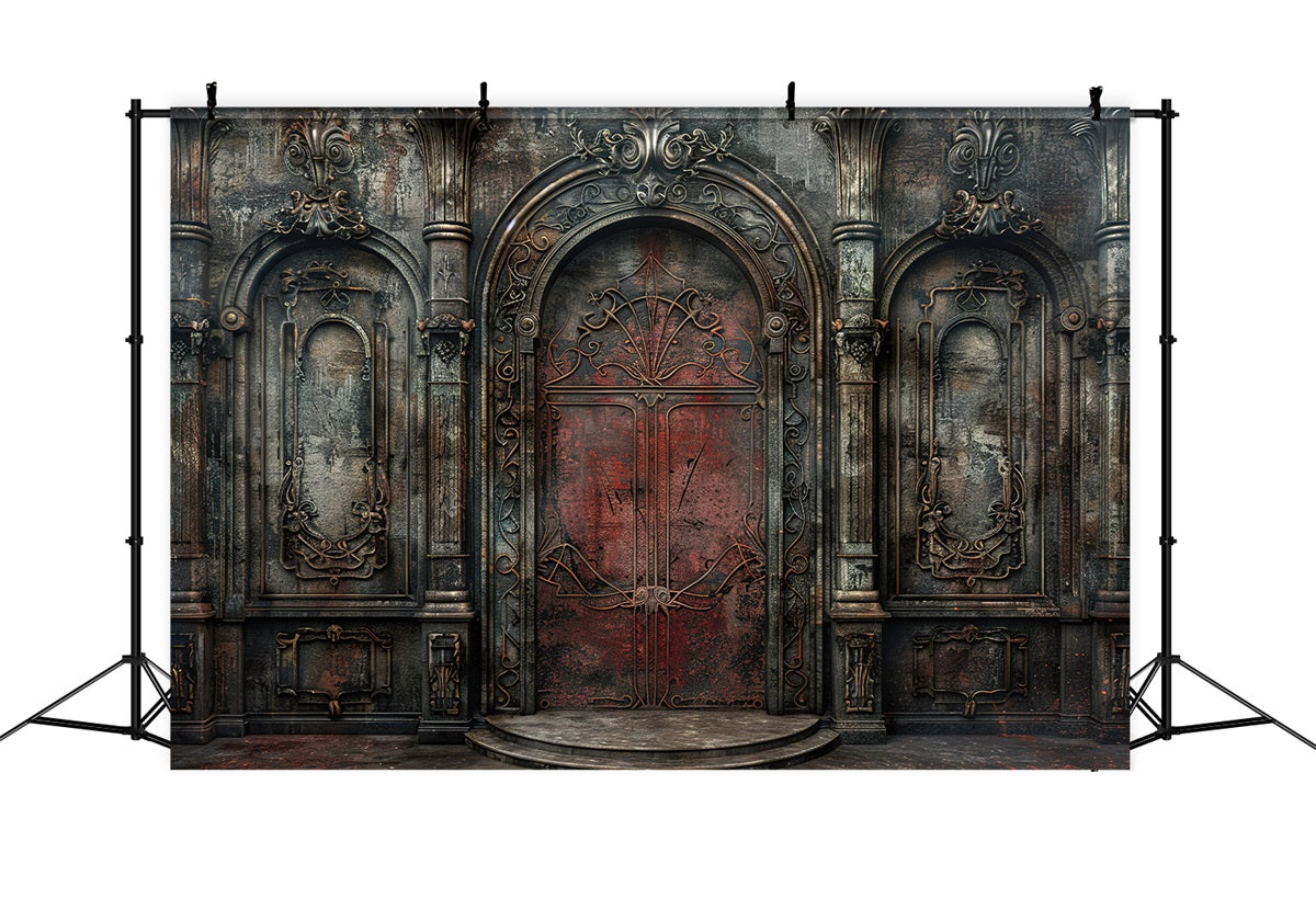 Sfondo Fotografia In Metallo Decorato Da Parete Vintage BRP10-290