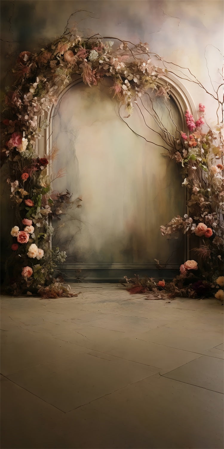 Sfondo Di Belle Arti Con Motivi Floreali Retro BRP10-544