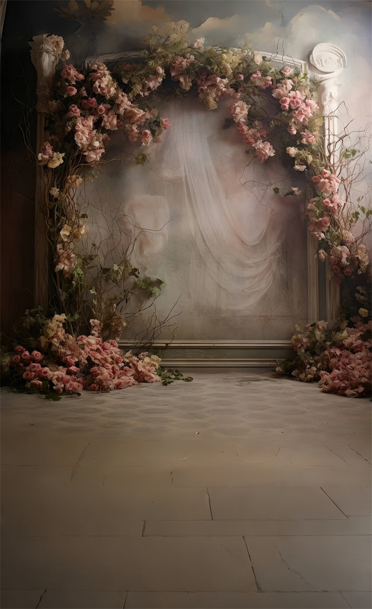 Sfondo Di Belle Arti Astratte Floreali Vintage BRP10-545