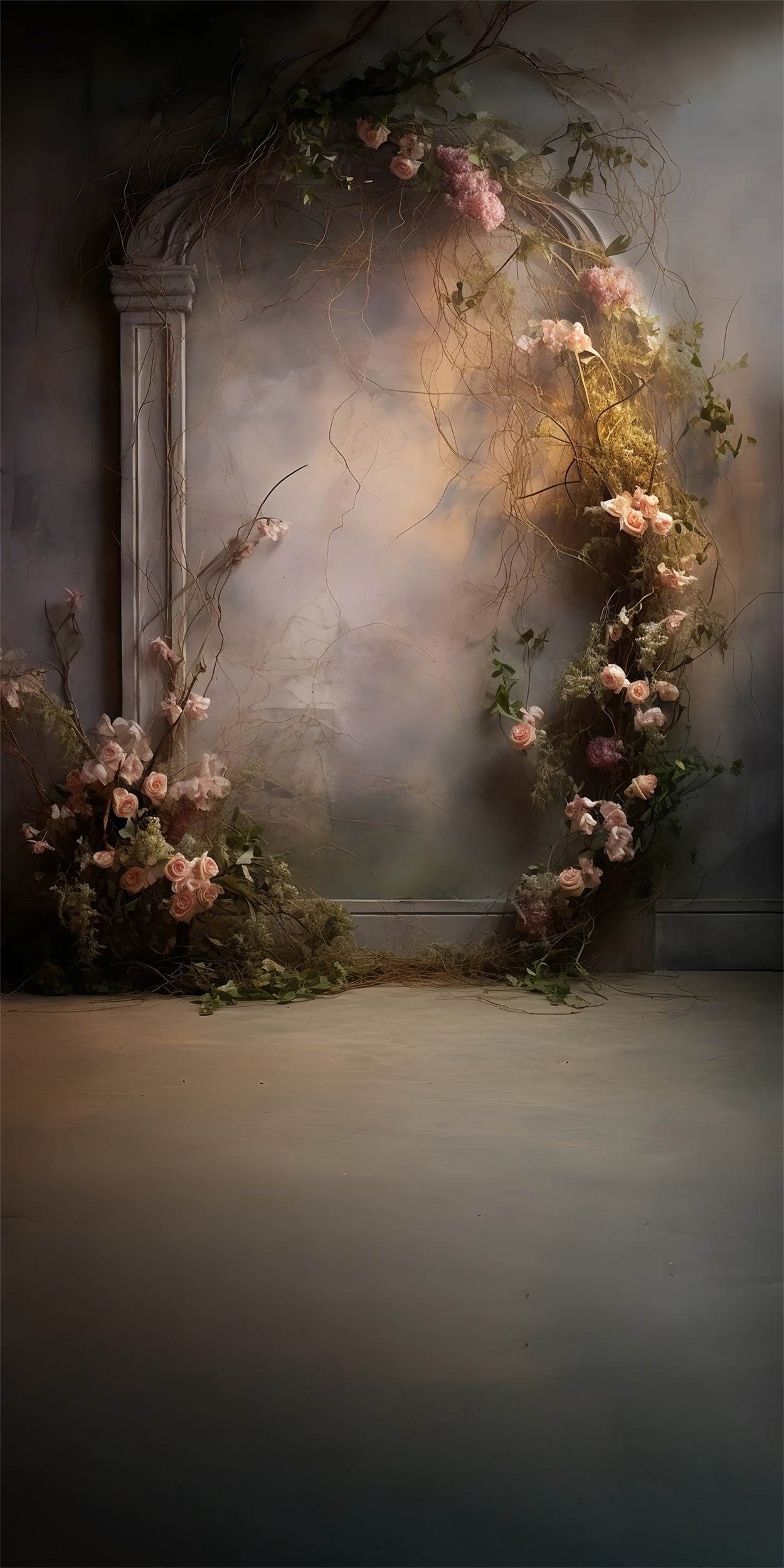 Sfondo Di Belle Arti Astratte Con Motivo Floreale BRP10-546