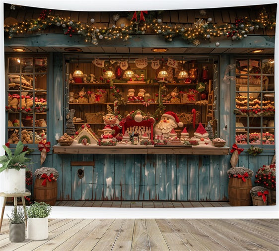 Sfondo Per Il Laboratorio Di Creazione Di Regali Di Natale Sfondo BRP10-626