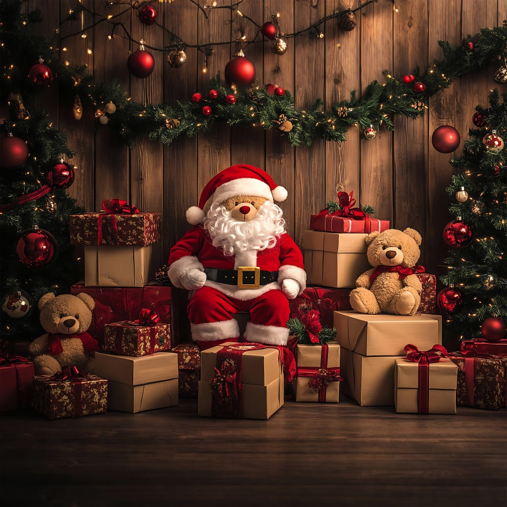 Sfondo Della Cabina Fotografica Di Natale Sfondo Della Vetrina Del Laboratorio Di Babbo Natale BRP10-629