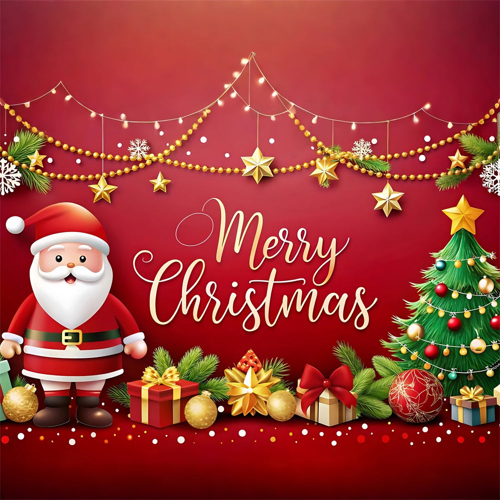 Sfondo Di Buon Natale Sfondo Di Auguri Di Babbo Natale BRP11-132