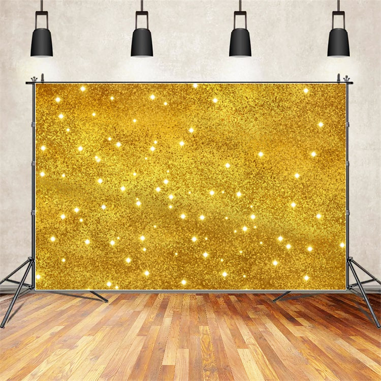 Fondali Natalizi Sfondo Dorato Scintillante Bokeh Shine BRP11-138