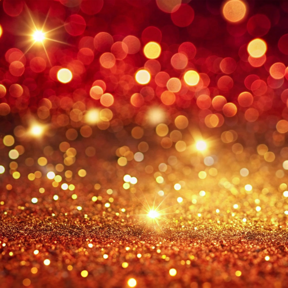 Sfondo Per Servizio Fotografico Natalizio Sfondo Scintillante Bokeh In Oro Rosso BRP11-146