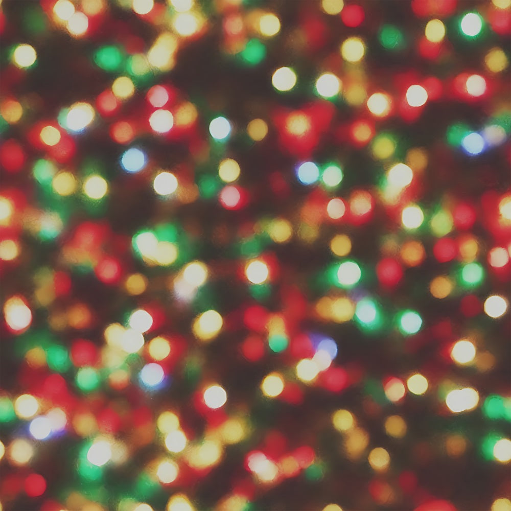 Fondali Natalizi In Tessuto Sfondo Con Luci Bokeh Rosse Verdi BRP11-149
