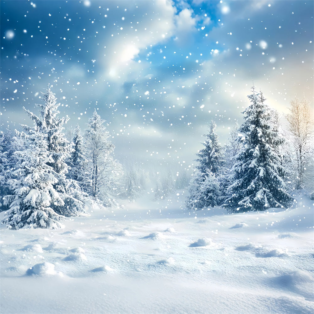 Idee Per Lo Sfondo Invernale Sfondo Di Soffici Fiocchi Di Neve BRP11-18