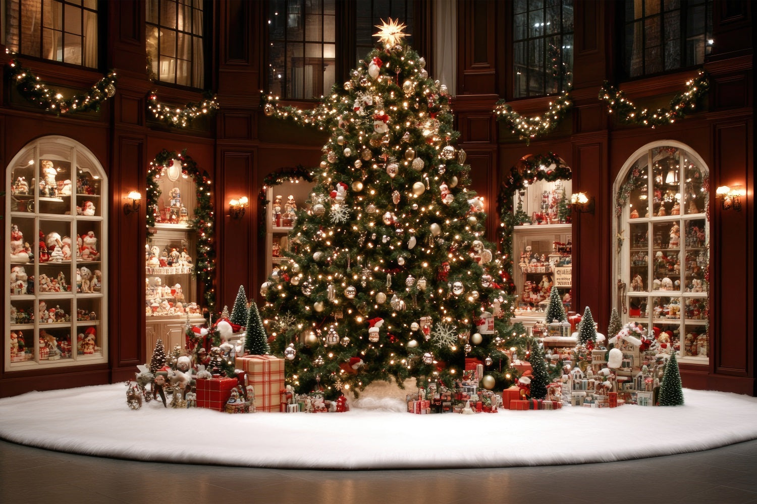 Sfondo Fotografico Per Albero Di Natale Sfondo Per Feste Sontuose BRP11-204