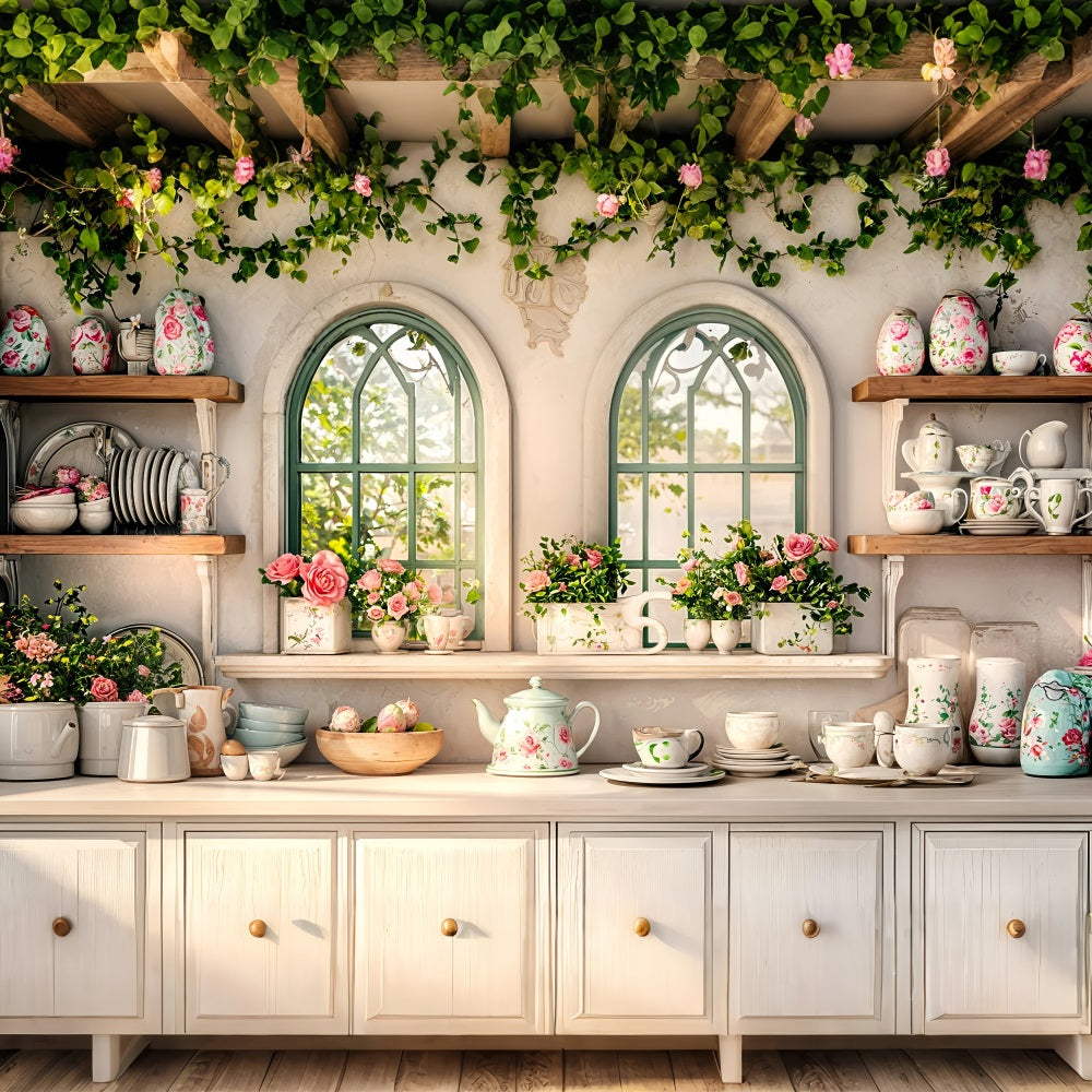 Sfondo Di Pasqua Foto Finestra Cucina Rose Sfondo BRP11-345