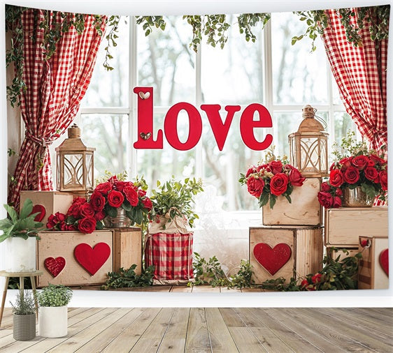 Sfondo Di San Valentino Amore Decor Sfondo Di Rose Vivaci BRP11-417