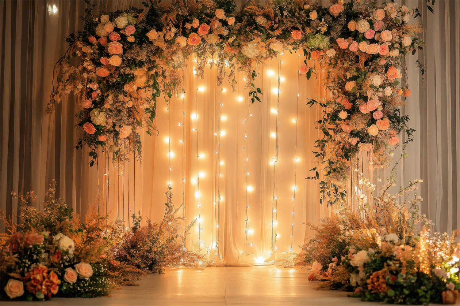 Sfondo Floreale Primaverile Fata Luce Matrimonio Fiore Sfondo BRP11-549
