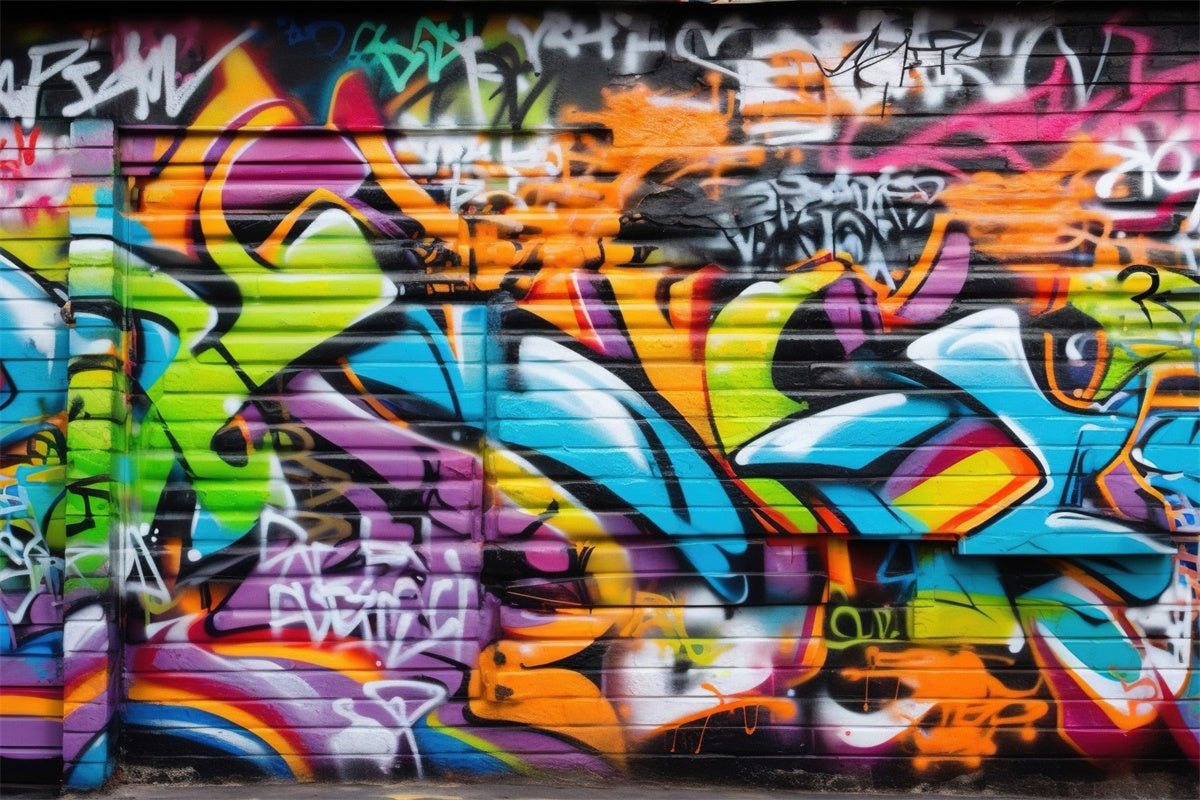 Sfondo Graffiti Sfondo Artistico Colorato Vibrante BRP12-119