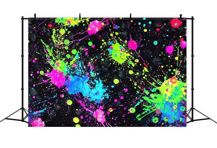 Sfondo Graffiti Sfondo Dinamico Con Scoppio Di Colori Fluorescenti BRP12-134