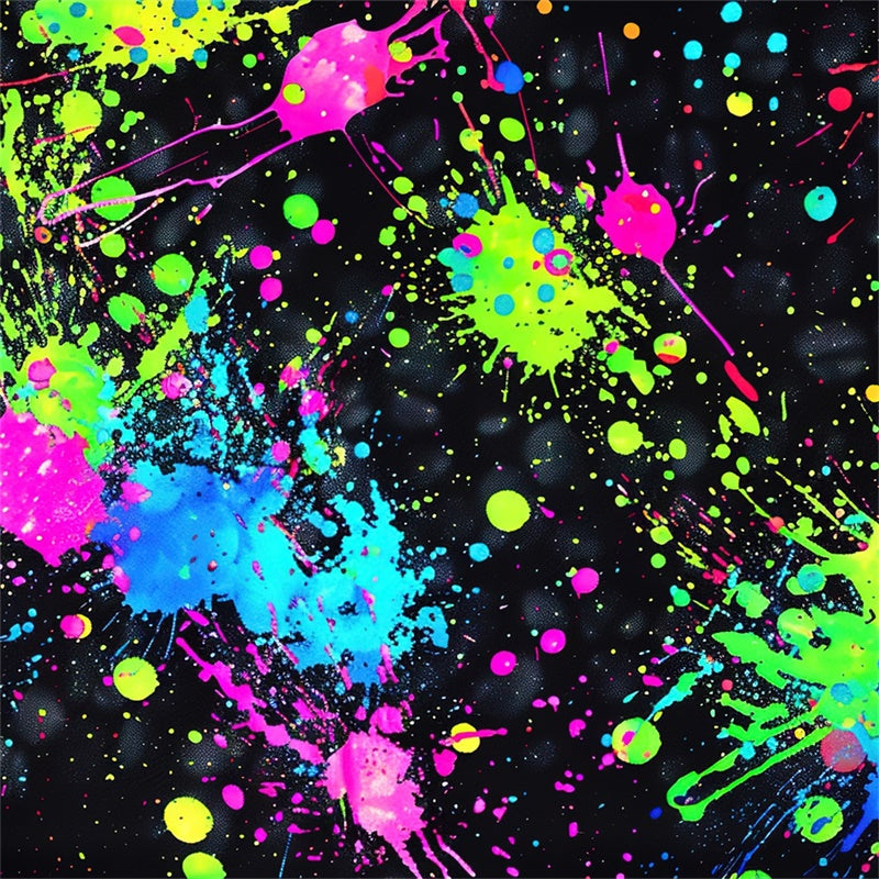 Sfondo Graffiti Sfondo Dinamico Con Scoppio Di Colori Fluorescenti BRP12-134