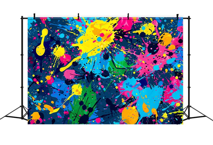 Sfondo Graffiti Colorati Astratti Macchie Di Vernice Sfondo BRP12-135