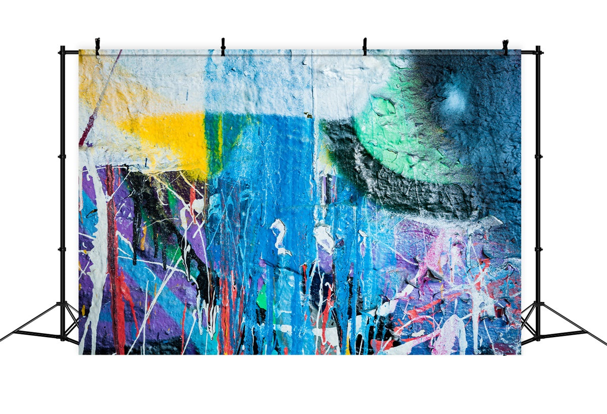 Fondali Graffiti Colore Misto Sfondo Fotografico Astratto BRP12-152