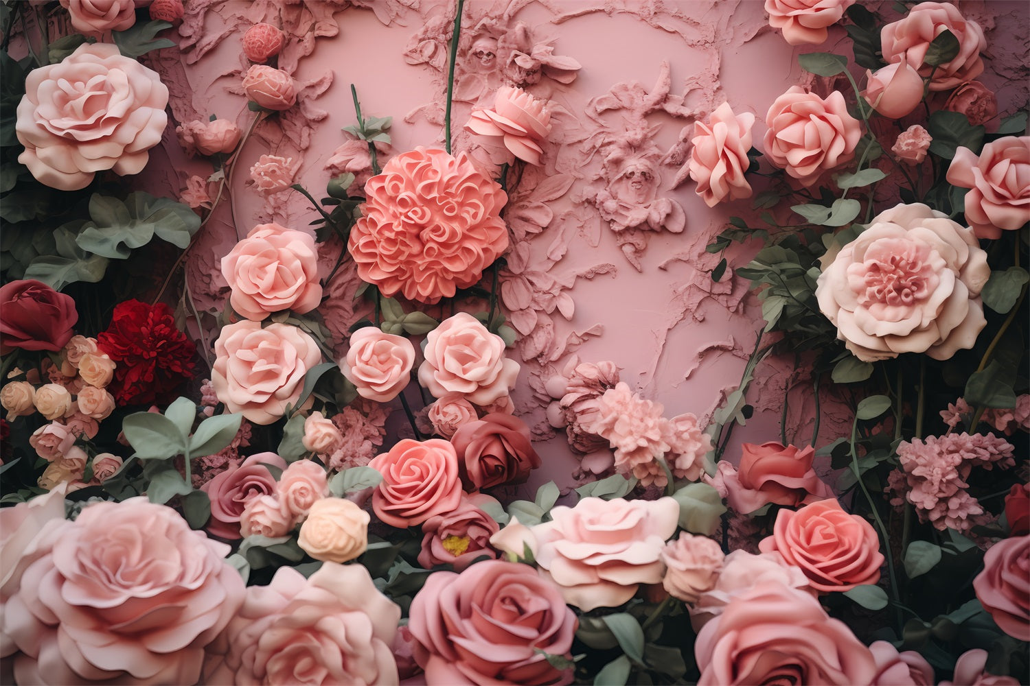 Sfondo Di San Valentino Fiore Arte Decorazione Della Parete Sfondo BRP12-187