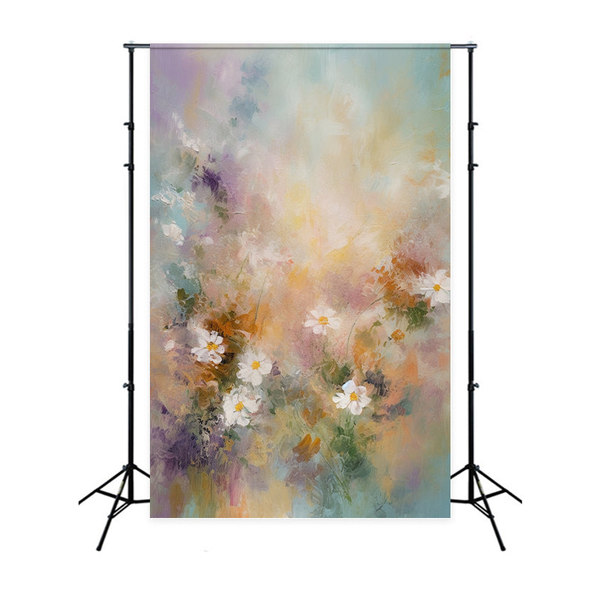 Sfondo Maternita Decorazione Artistica Sfondo Da Parete Con Fiori Pastello BRP12-28
