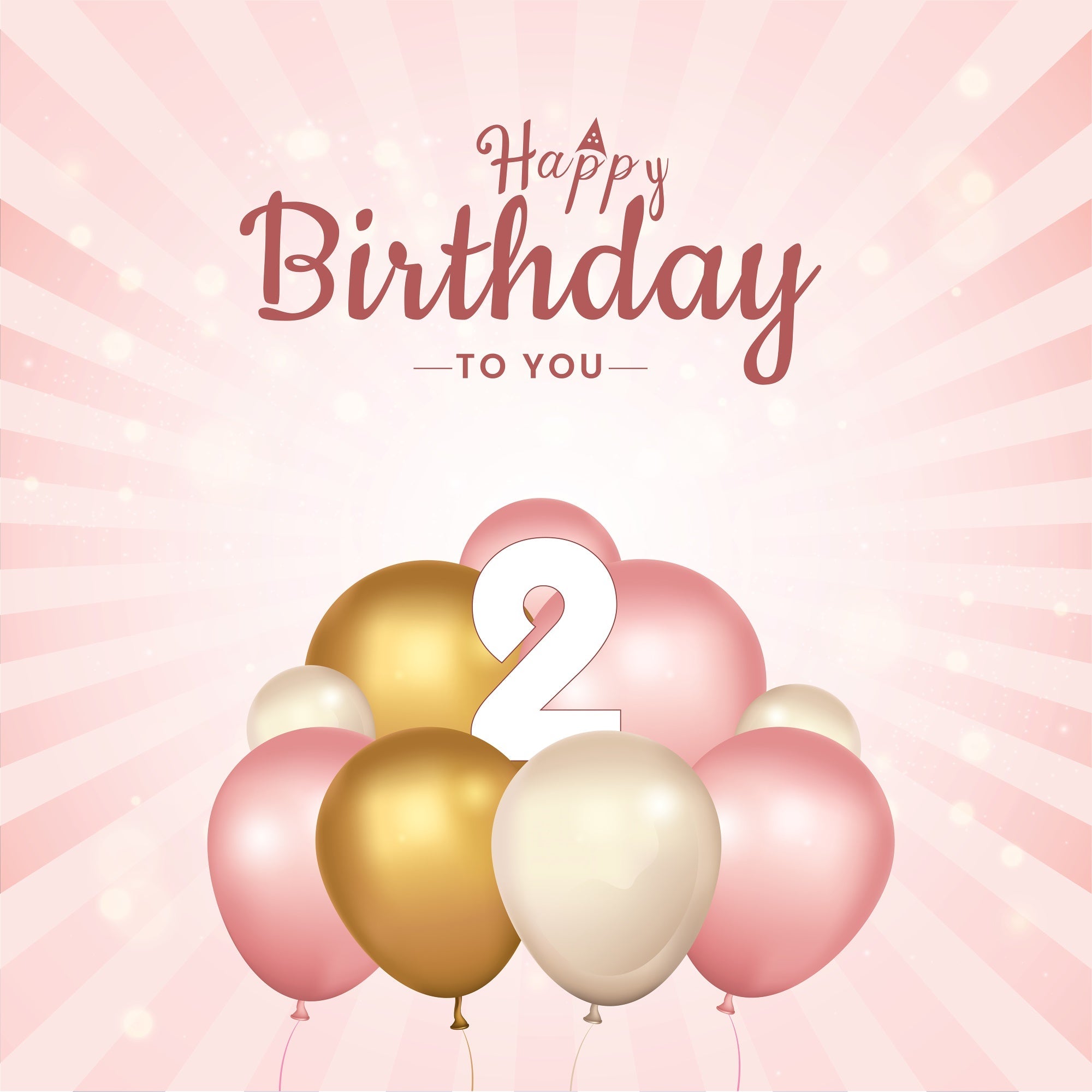 Fondali Per Feste Di Compleanno Elegante Secondo Sfondo In Oro Rosa BRP12-281