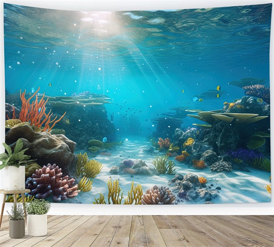 Sfondo Sirena Sfondo Paradiso Corallo Radiante BRP12-51