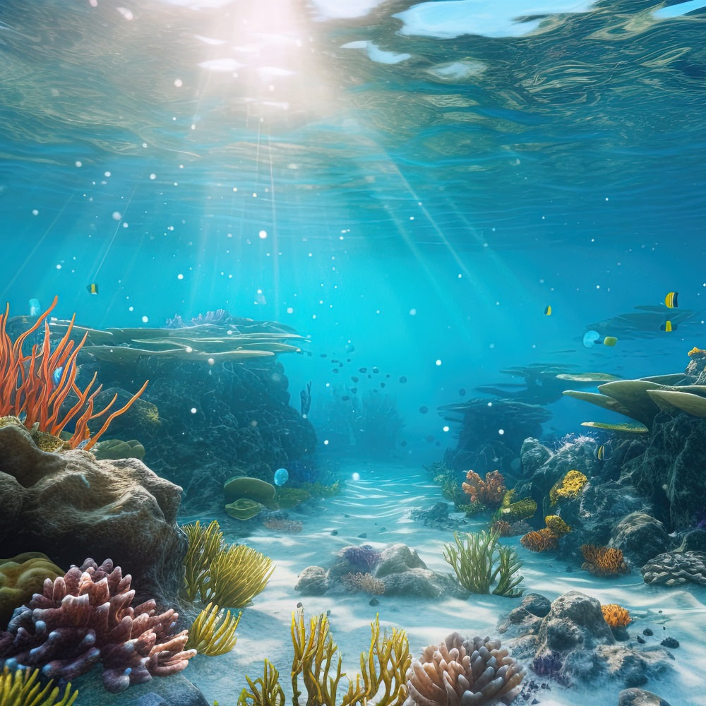 Sfondo Sirena Sfondo Paradiso Corallo Radiante BRP12-51