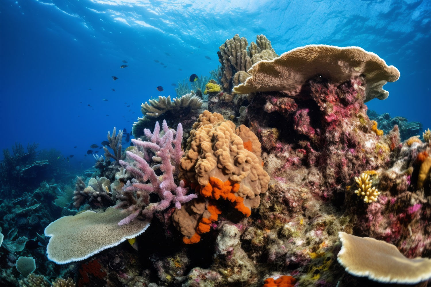 Sfondo Sirena Fai Da Te Fondale Lussureggiante Del Giardino Di Corallo Del Fondale Marino BRP12-57