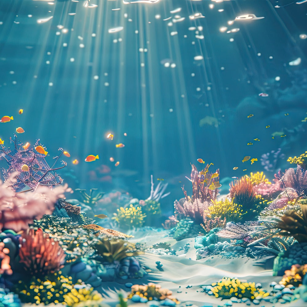 Fondali A Forma Di Sirena Percorso Oceanico Barriera Corallina Fondale BRP12-62