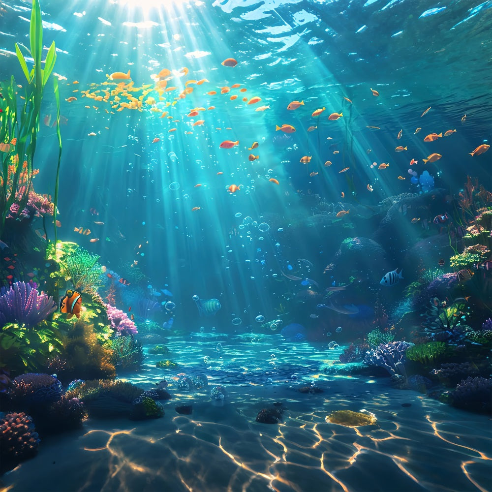 Sfondo Sirena Fai Da Te Burrone Subacqueo Piante Acquatiche Sfondo BRP12-65