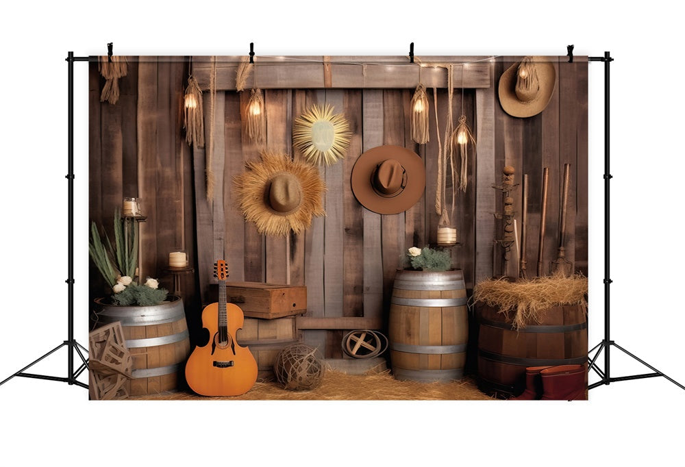 Sfondo Fotografico Autunnale Da Cowboy Occidentale BRP7-102