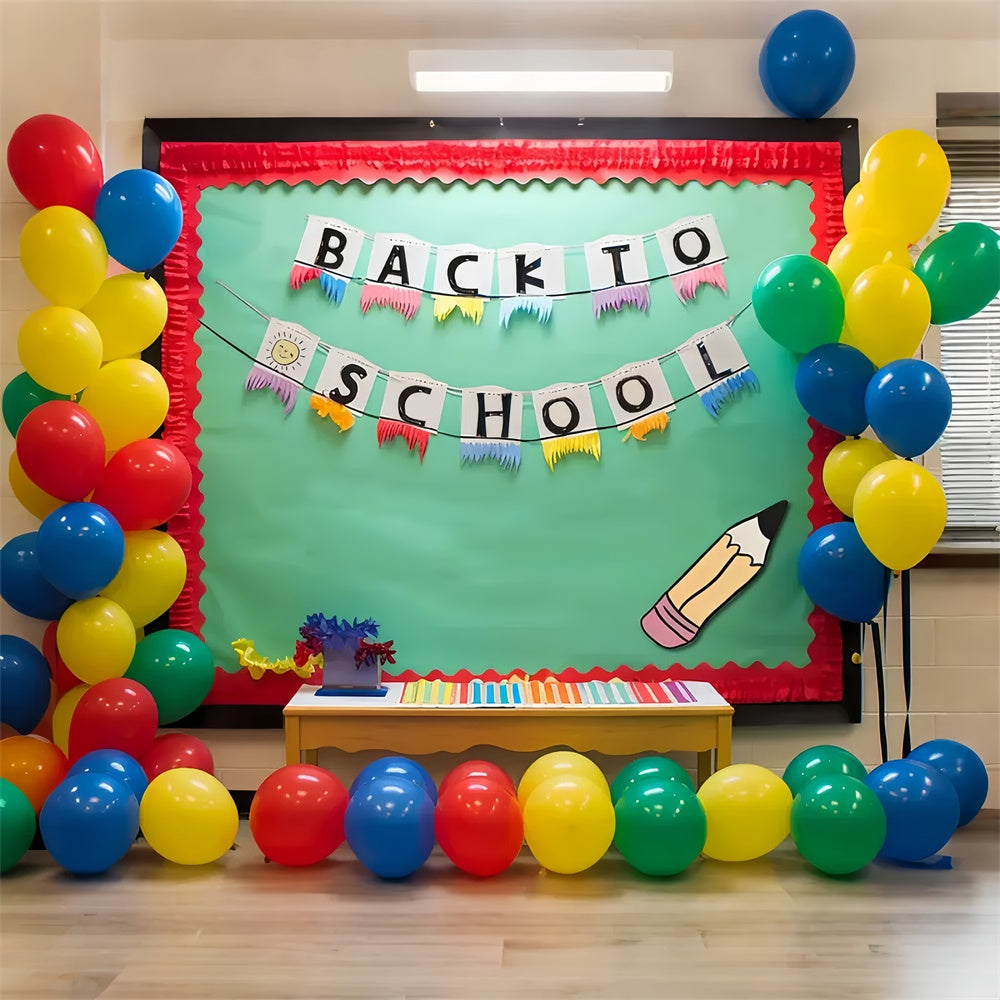 Ritorno A Scuola Sfondo Colorato Per L'Aula BRP7-183