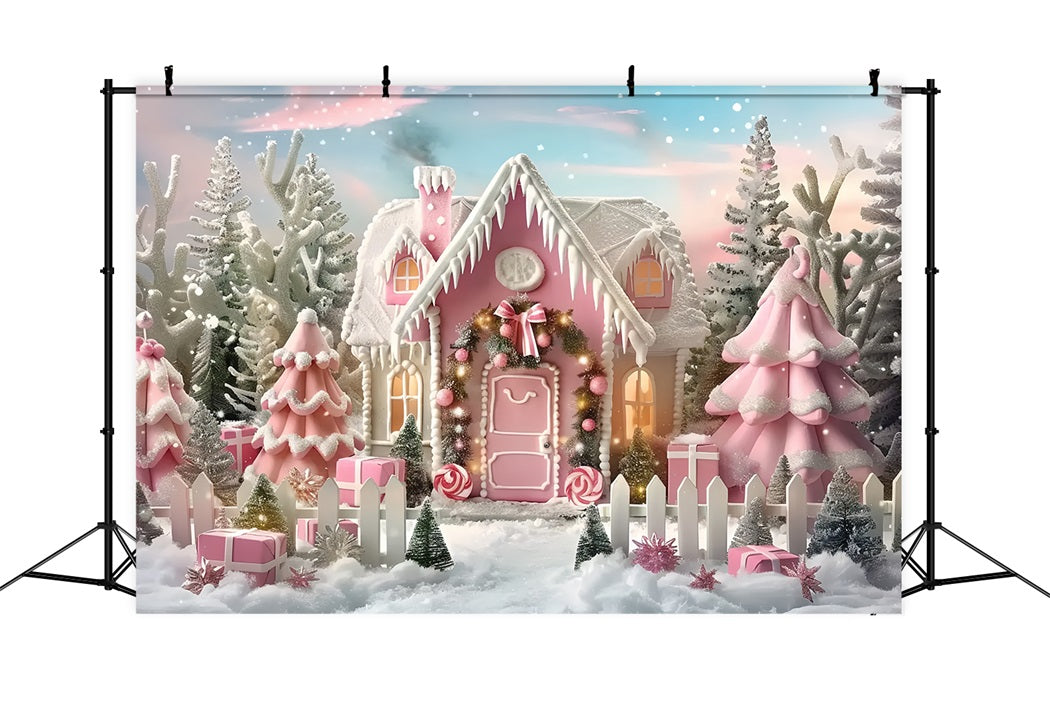 Sfondo Chrichristmas Pink Frost Fantasy BRP7-229