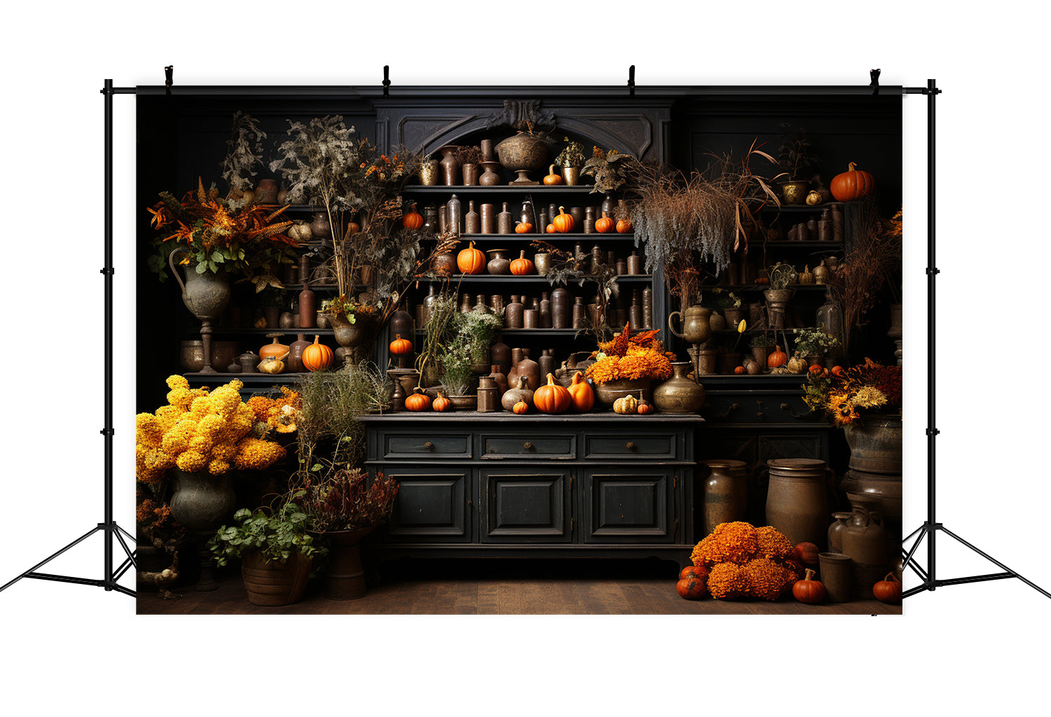 Sfondo Fotografico Con Zucche Da Cucina Autunnali BRP7-72