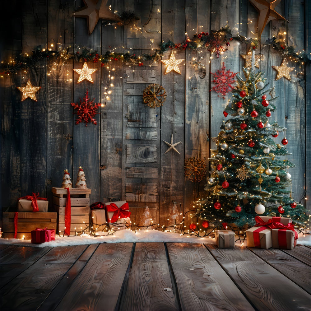 Sfondo Per Albero Di Natale E Regali Da Parete In Legno BRP8-146