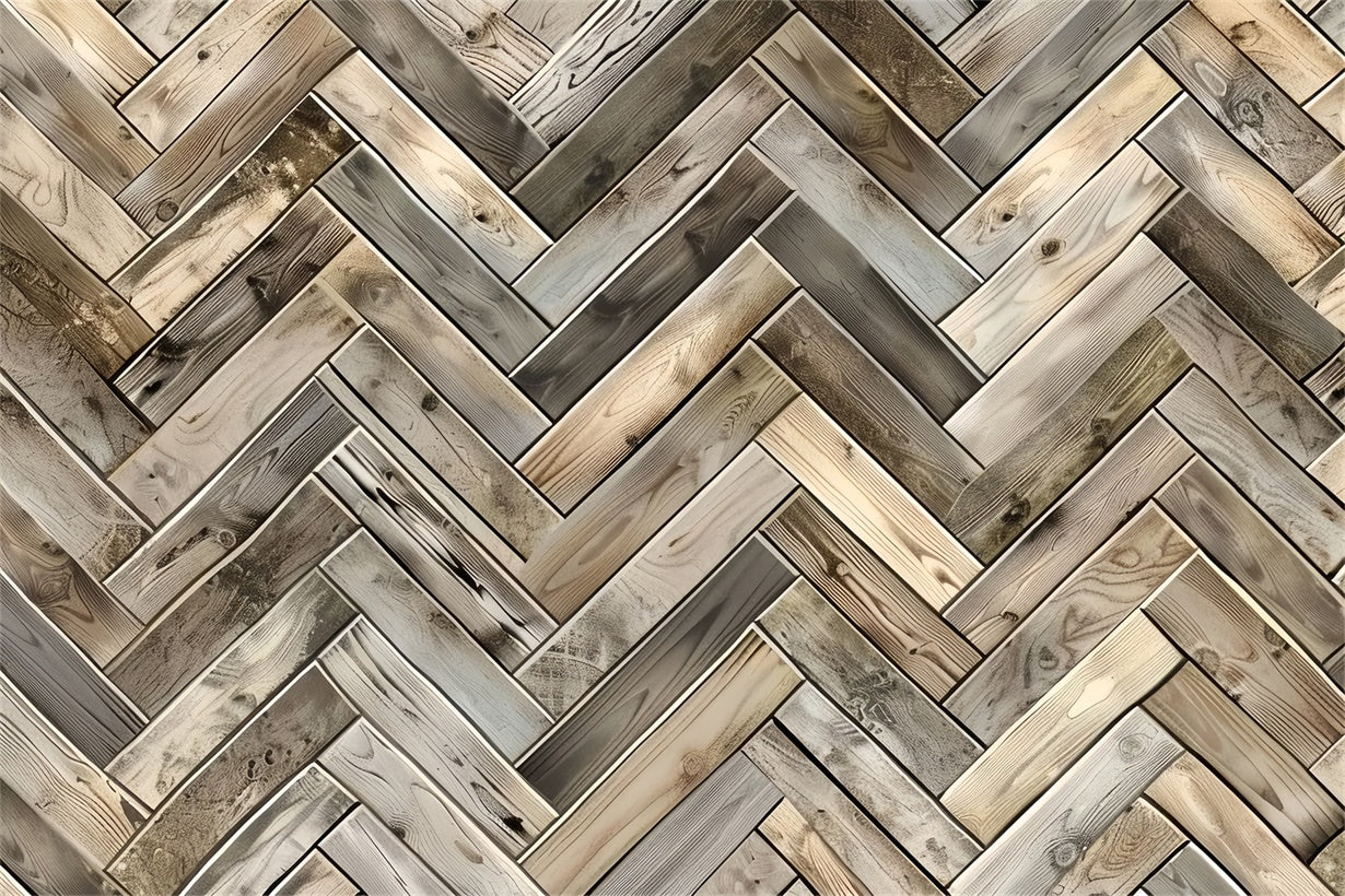 Fondale Classico In Legno A Spina Di Pesce BRP8-289