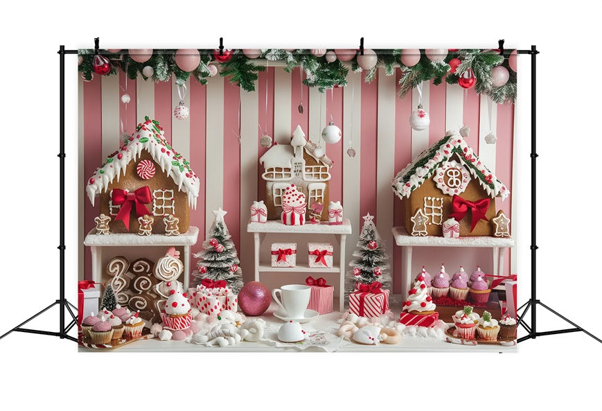 Sfondo Natalizio Pink Candy Wonderland BRP8-42