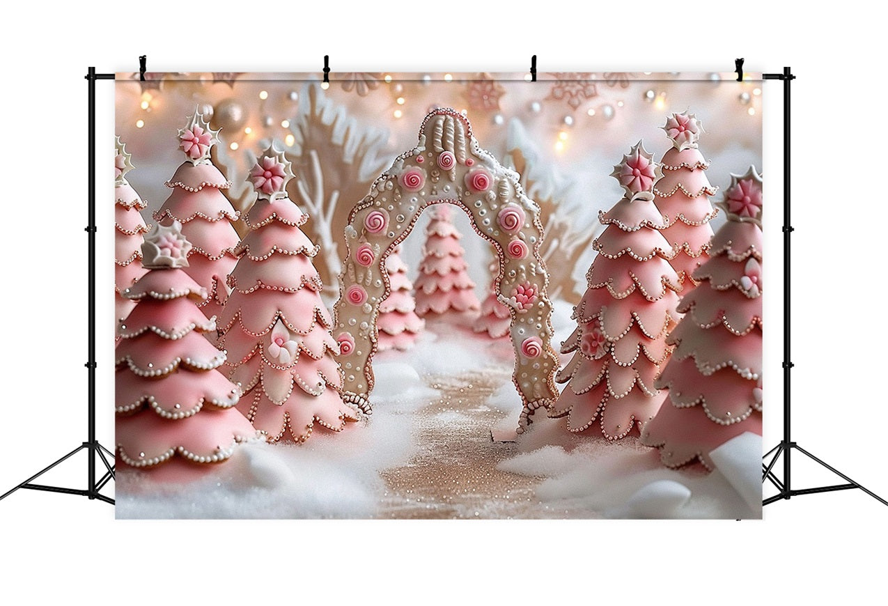 Sfondo Rosa Fantasy Candy Cane Winter Wonderland BRP9-330