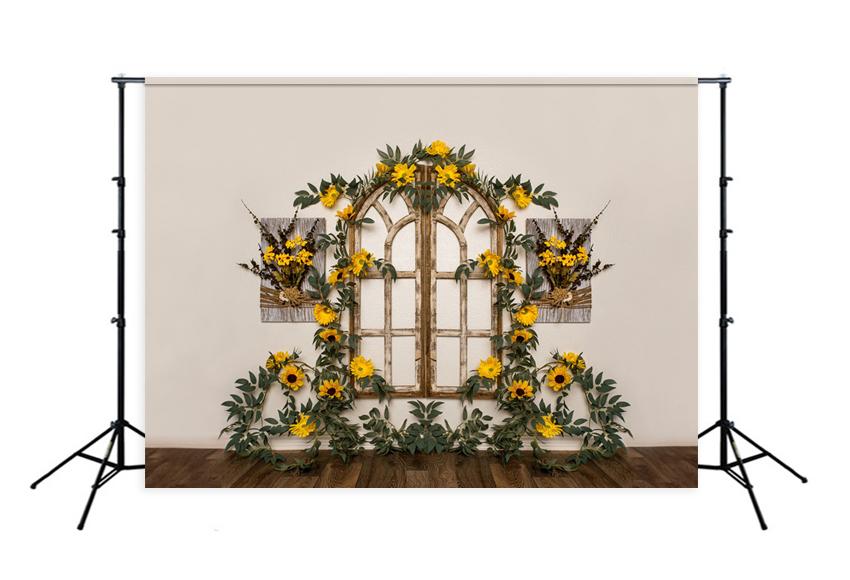 Sfondo Primaverile Con Fiori Rossi Per La Fotografia Progettato Da Beth