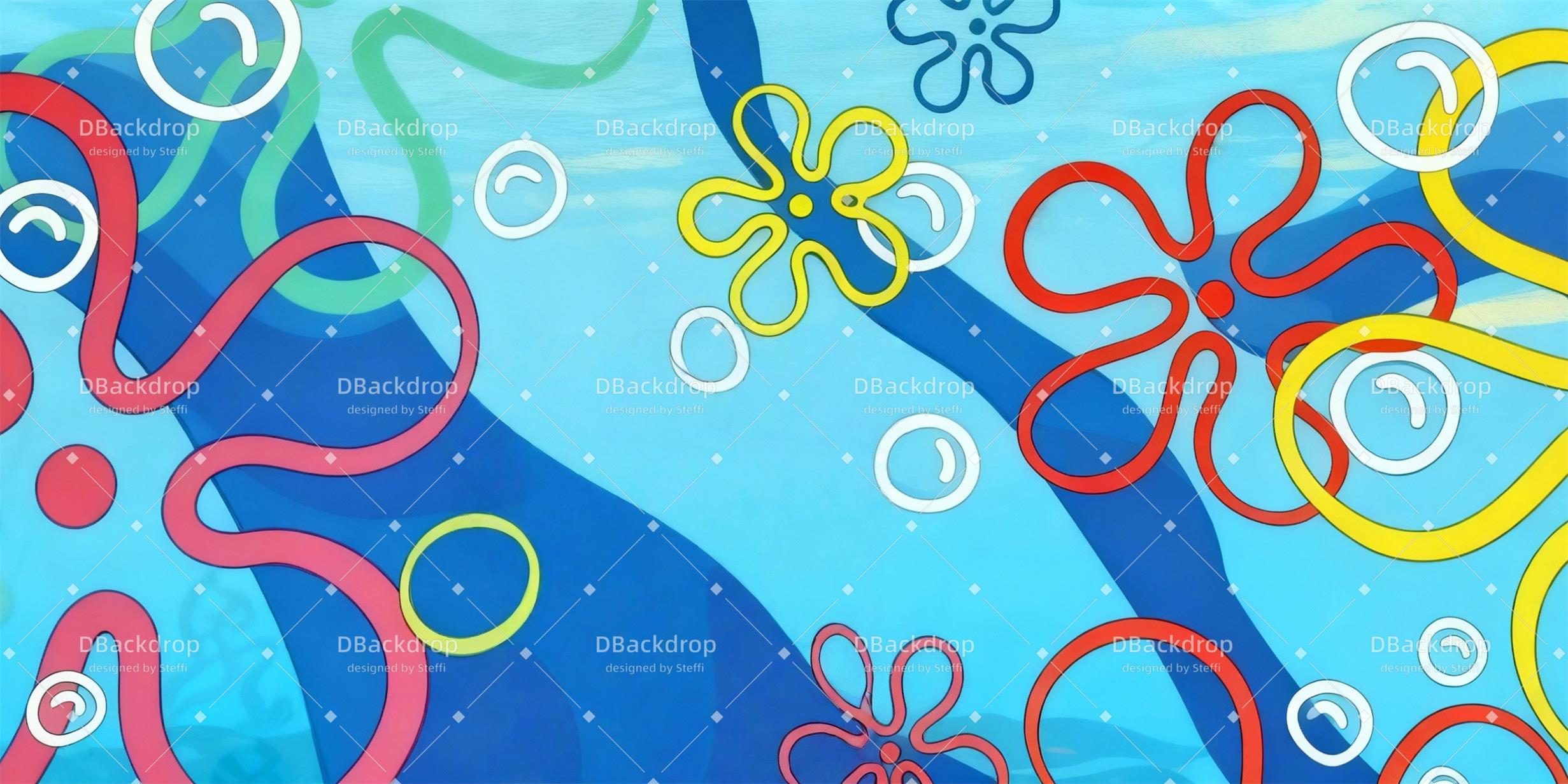 Fondali Teatrali Bikini Bottom Fondale Musicale CSH59-T83