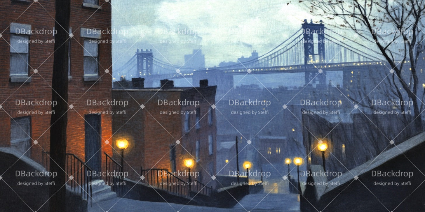 Fondali Per Spettacoli Nyc Al Tramonto Fondale Per Cinema CSH510-T35