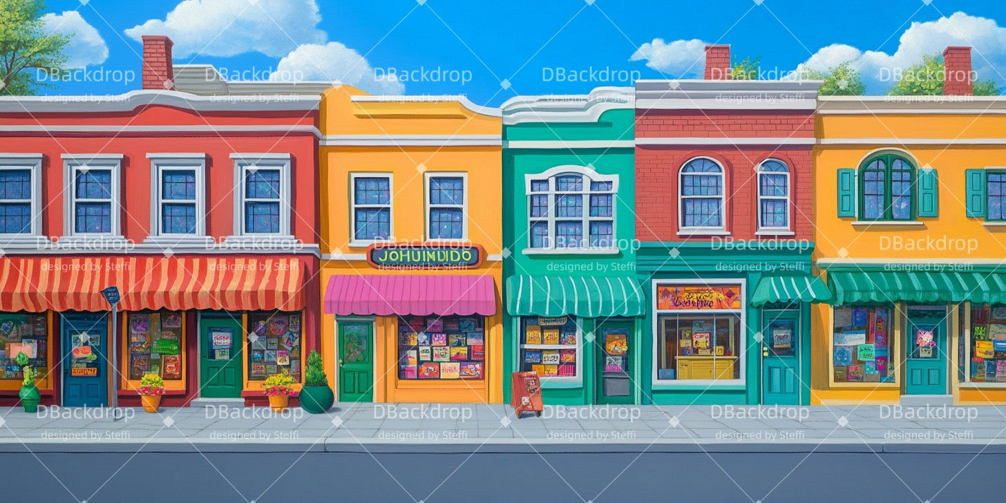 Fondali Per Spettacoli Fondali Per Palcoscenici Fondali Per Chiese Fondali Per Negozi Fondali Per Strade CSH510-T57